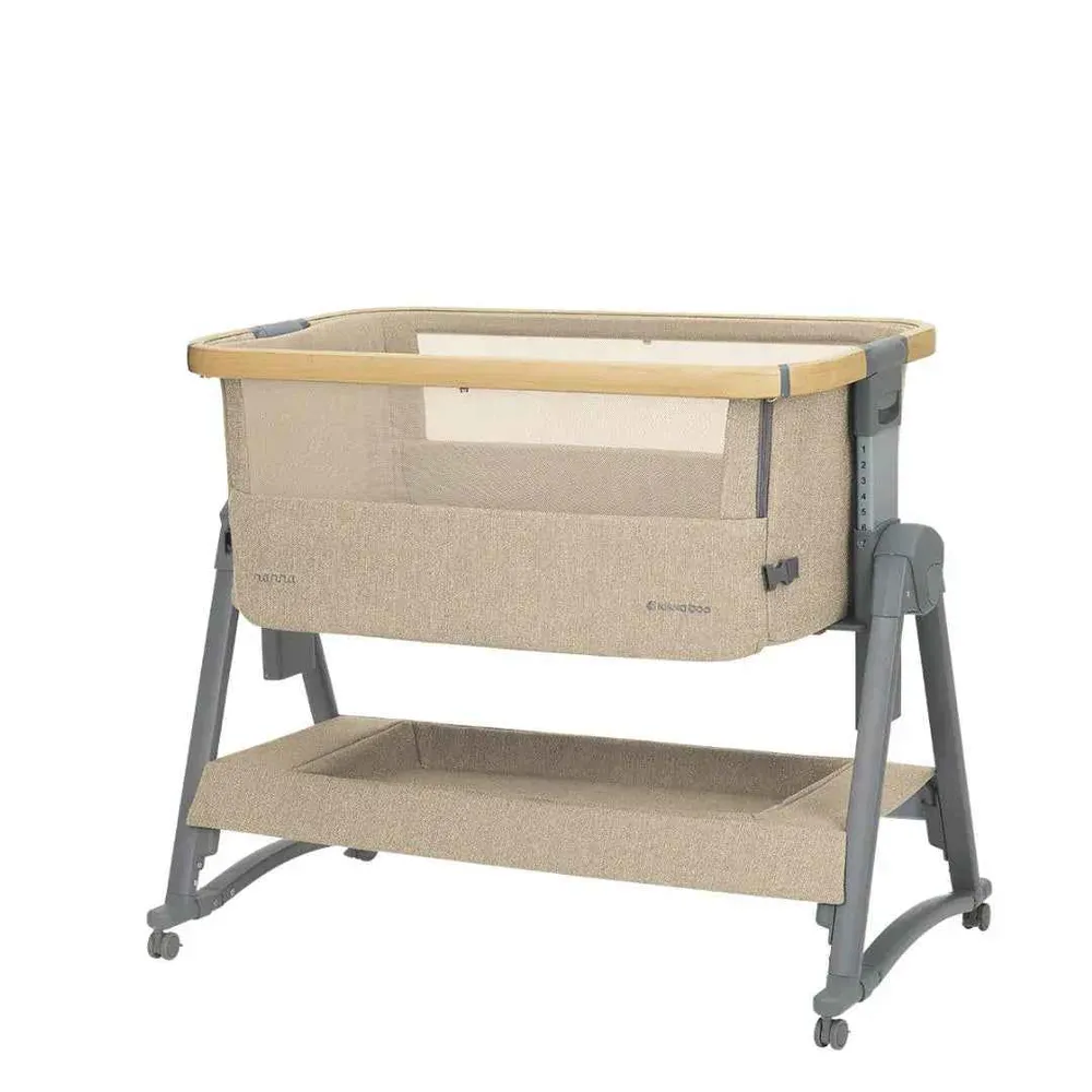 KikkaBoo® Krevetić uz roditeljski krevet Nanna 2 Beige
