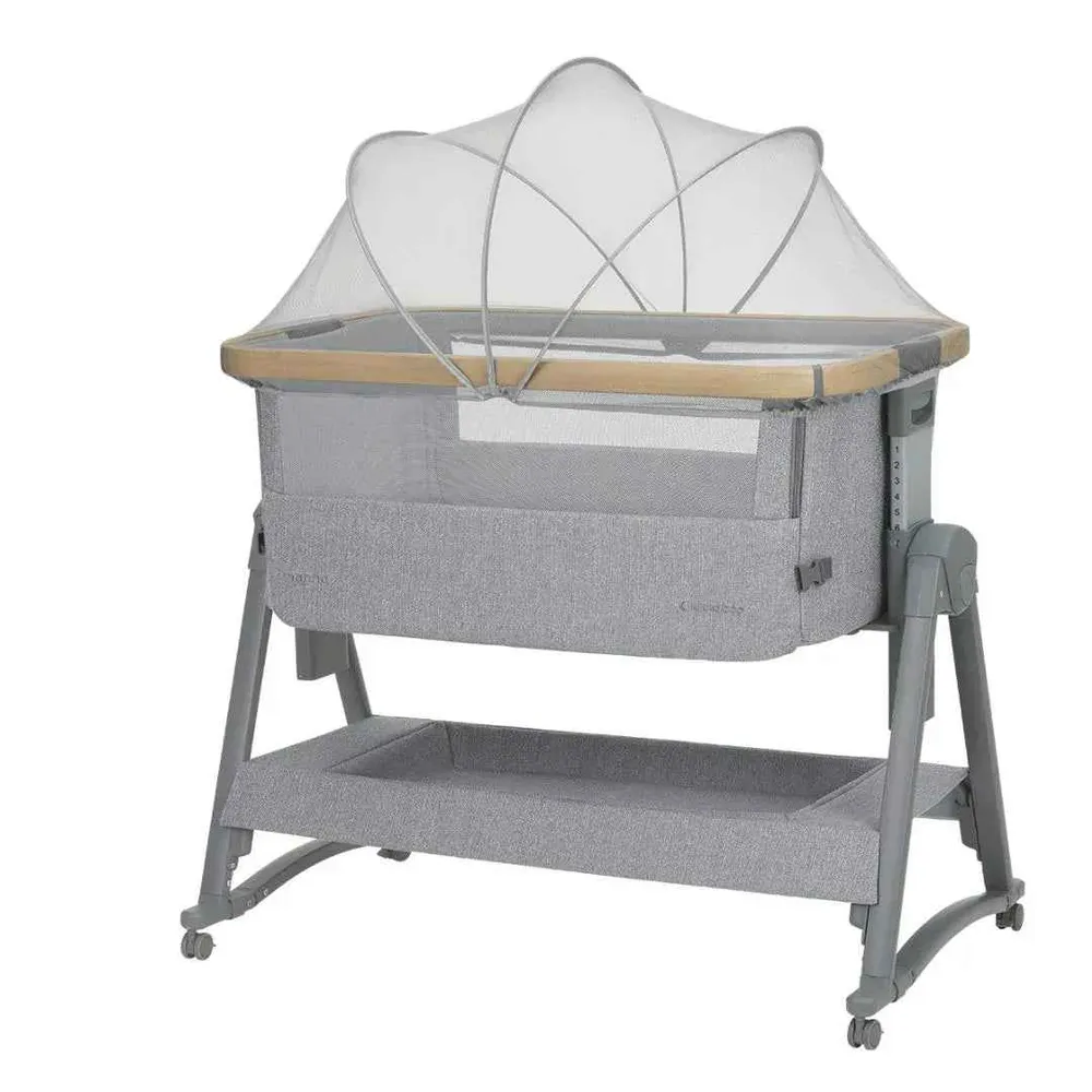 KikkaBoo® Krevetić uz roditeljski krevet Nanna 2 Grey