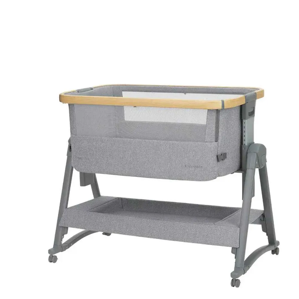 KikkaBoo® Krevetić uz roditeljski krevet Nanna 2 Grey