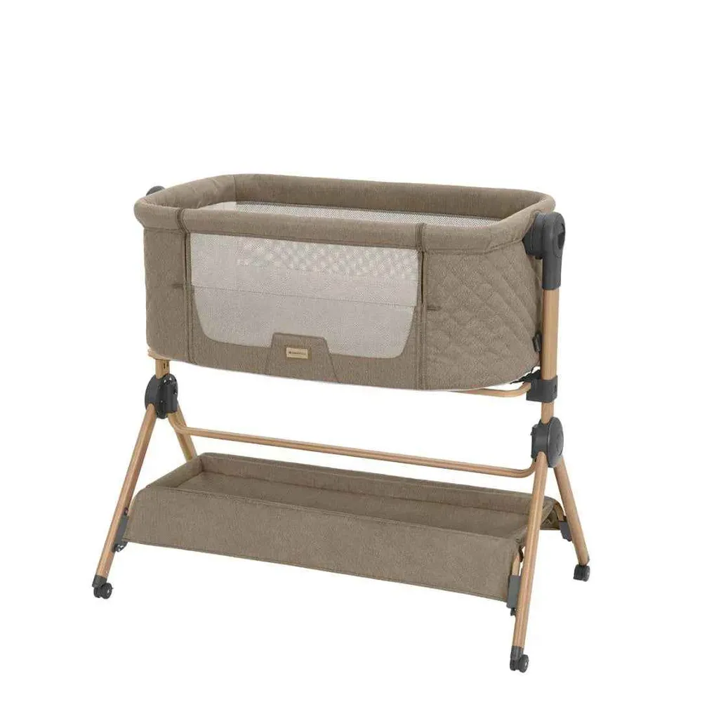 KikkaBoo® Pomoćni krevetić i hranilica 2u1 Sleat Me Beige