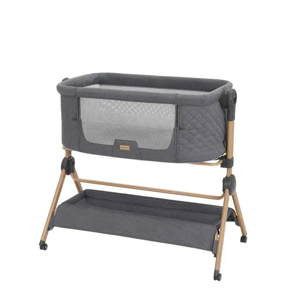 KikkaBoo® Pomoćni krevetić i hranilica 2u1 Sleat Me Grey