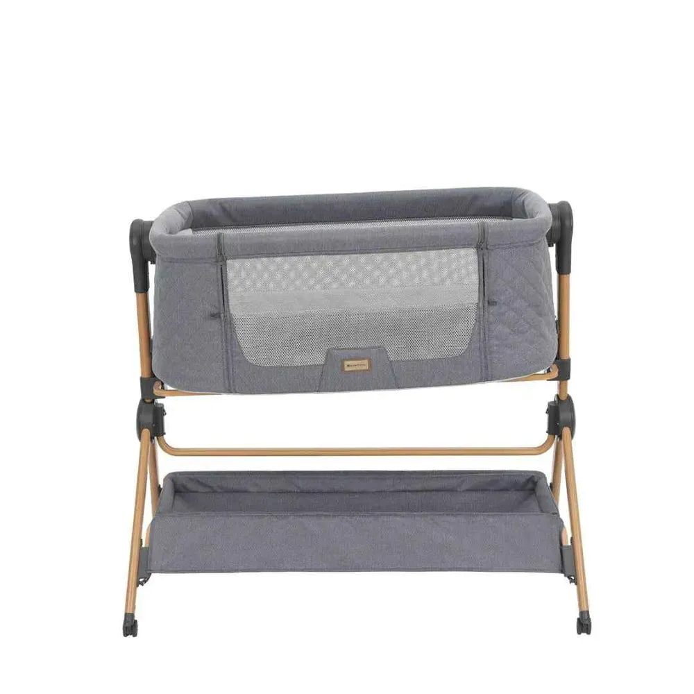KikkaBoo® Pomoćni krevetić i hranilica 2u1 Sleat Me Grey