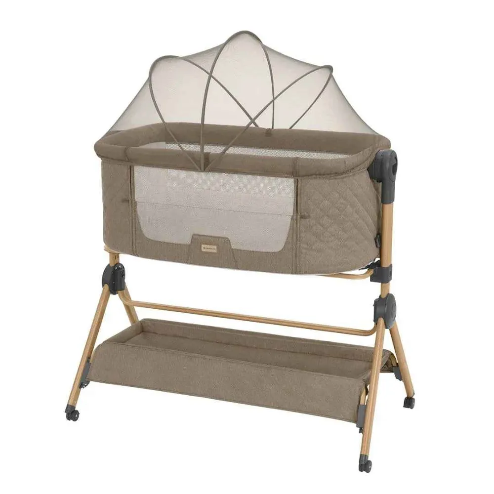 KikkaBoo® Pomoćni krevetić i hranilica 2u1 Sleat Me Beige