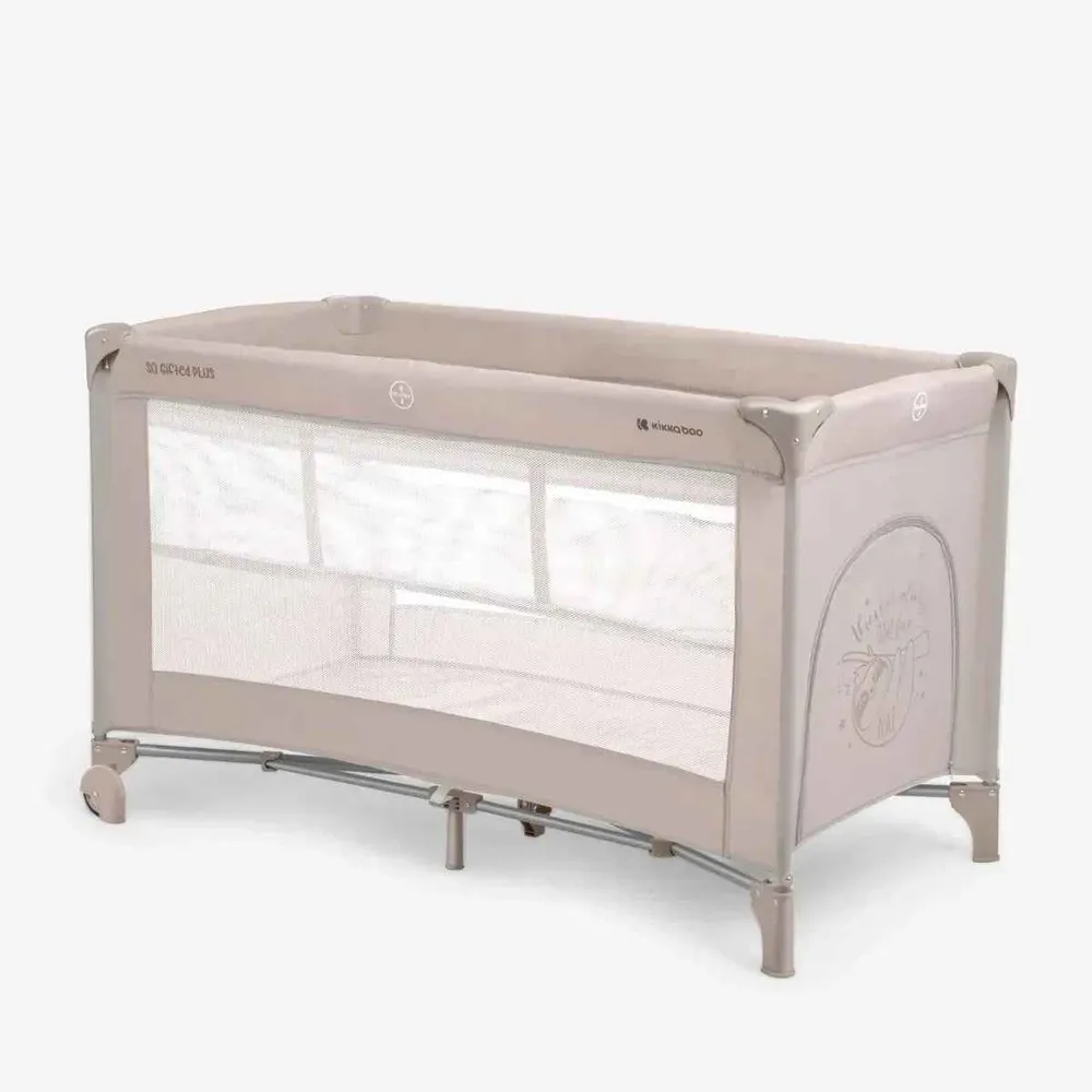 KikkaBoo® Prijenosan krevetić 2 levels 125x65 So Gifted PLUS Beige