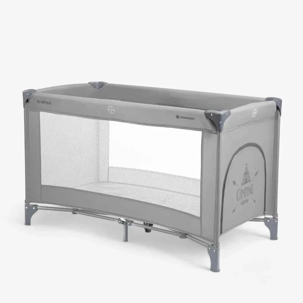 KikkaBoo® Prijenosni krevetić 2 razine 125x65 So Gifted Grey