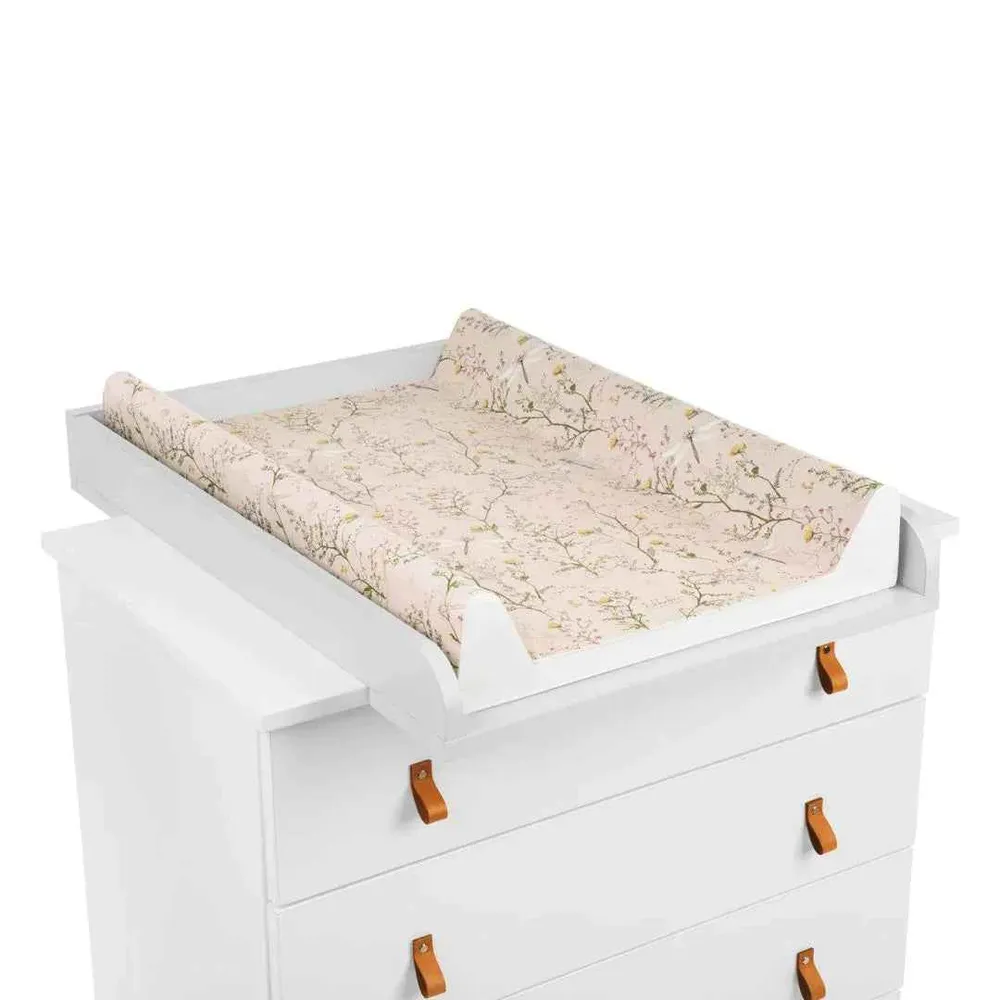 KikkaBoo® Tvrda podloga za prematanje 70х50cm Secret Garden Beige