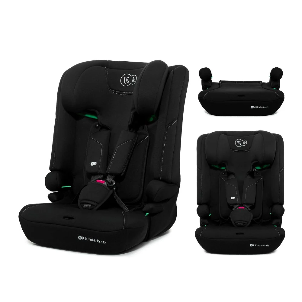 Kinderkraft autosjedalica I-COMFY i-Size 9-36 kg (76-150 cm), Black