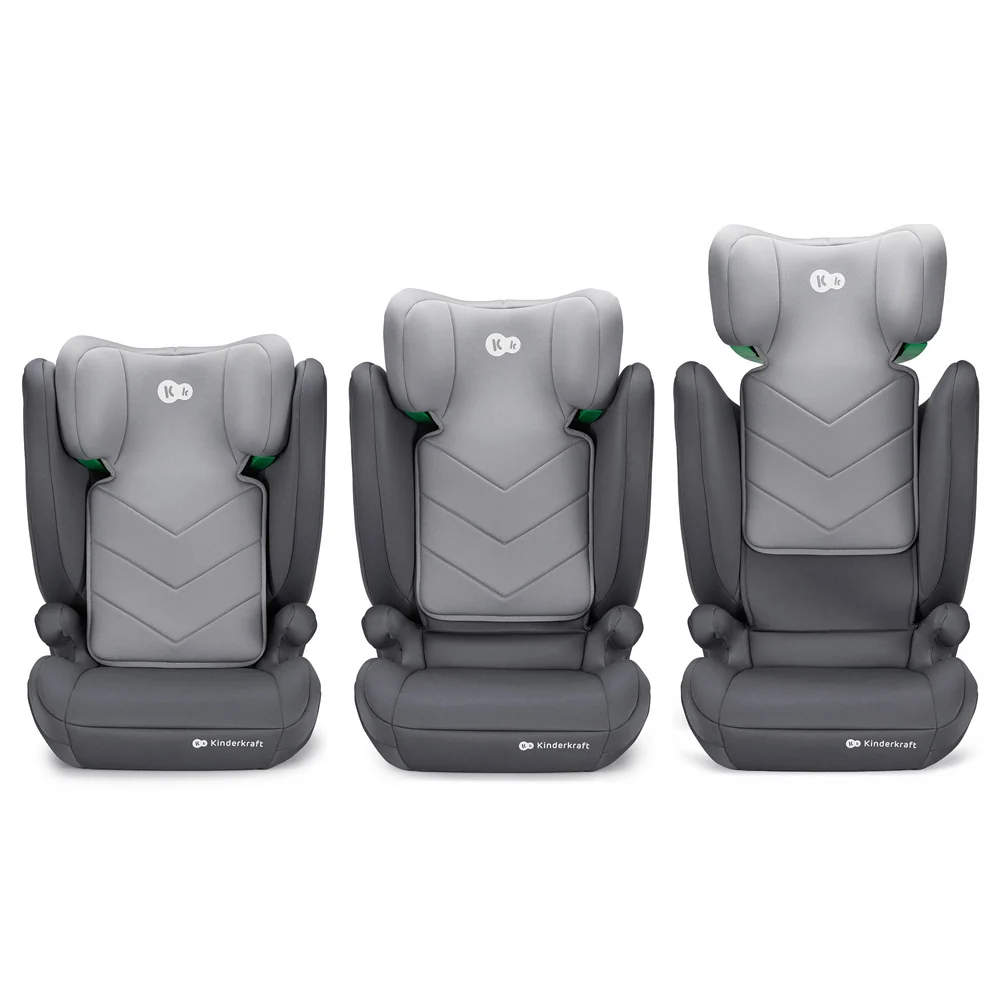 Kinderkraft autosjedalica I-Spark i-Size 15-36 kg (100-150 cm), Grey
