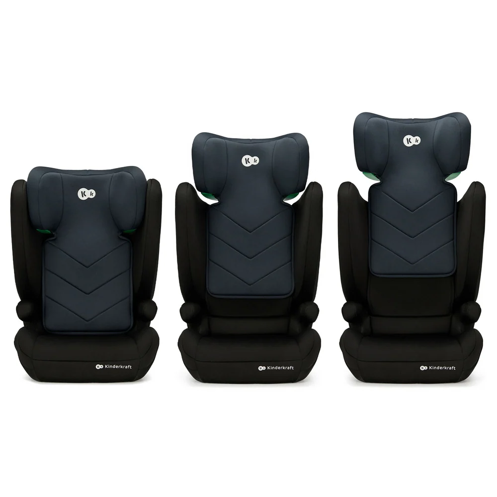 Kinderkraft autosjedalica I-Spark i-Size 15-36 kg (100-150 cm), Black