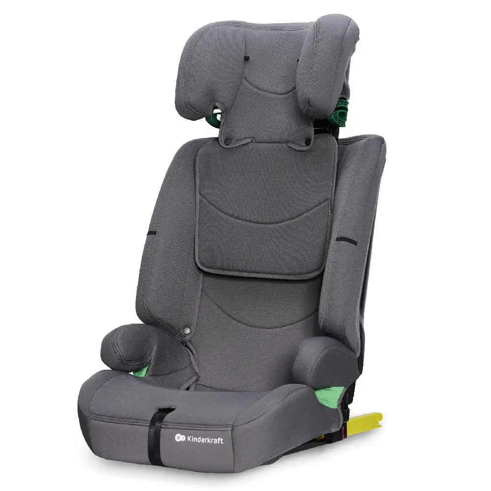 Kinderkraft autosjedalica Safety Fix 2 9-36 kg (76-150 cm), Grey
