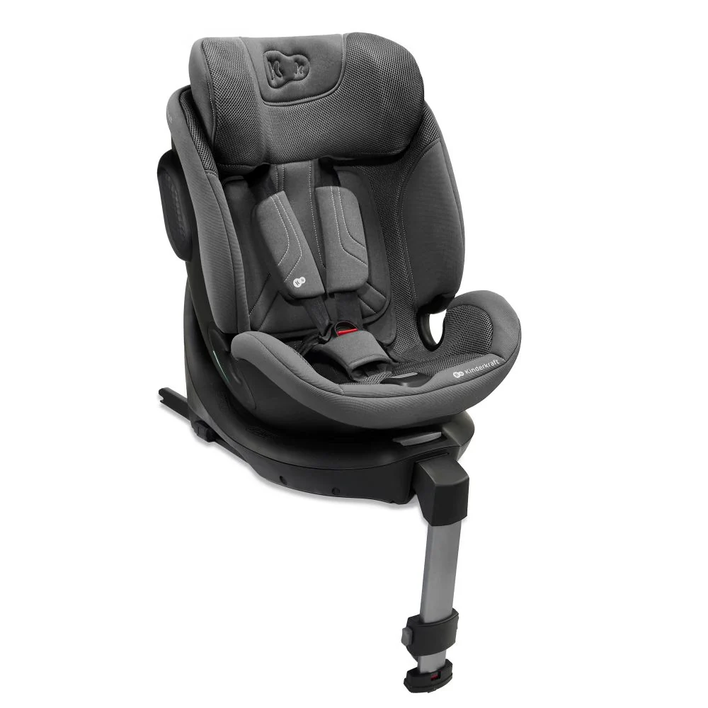 Kinderkraft autosjedalica XRIDER 2 i-Size 0-36 kg (40-150 cm) 360, siva