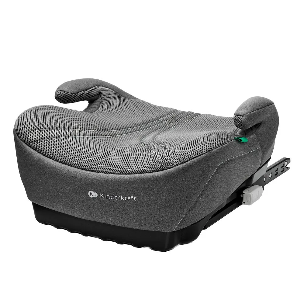 Kinderkraft booster autosjedalica I-BOOST 2 PRO i-Size s Isofixom (125-150 cm), siva