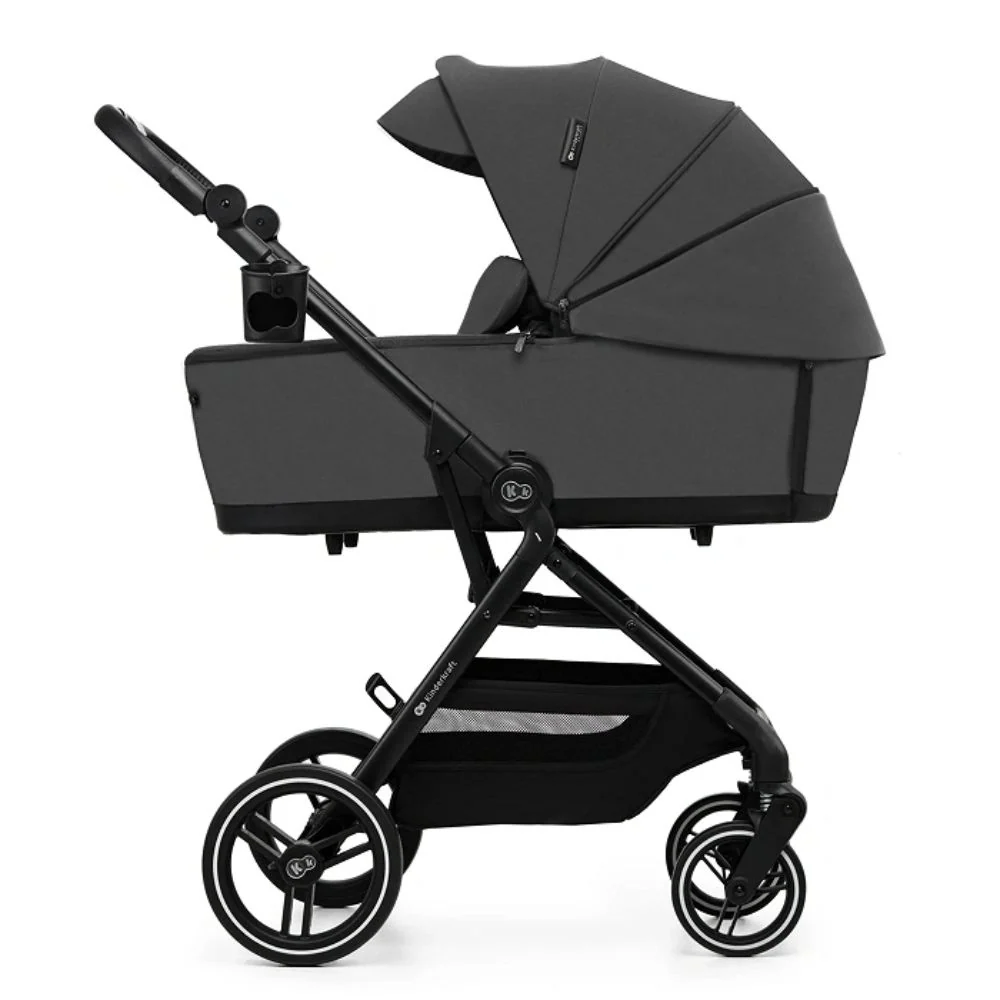 Kinderkraft dječja kolica Yoxi MINK PRO 3u1, Moonlight Grey