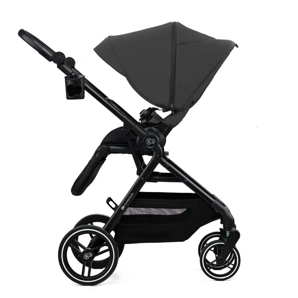 Kinderkraft dječja kolica Yoxi MINK PRO 3u1, Moonlight Grey