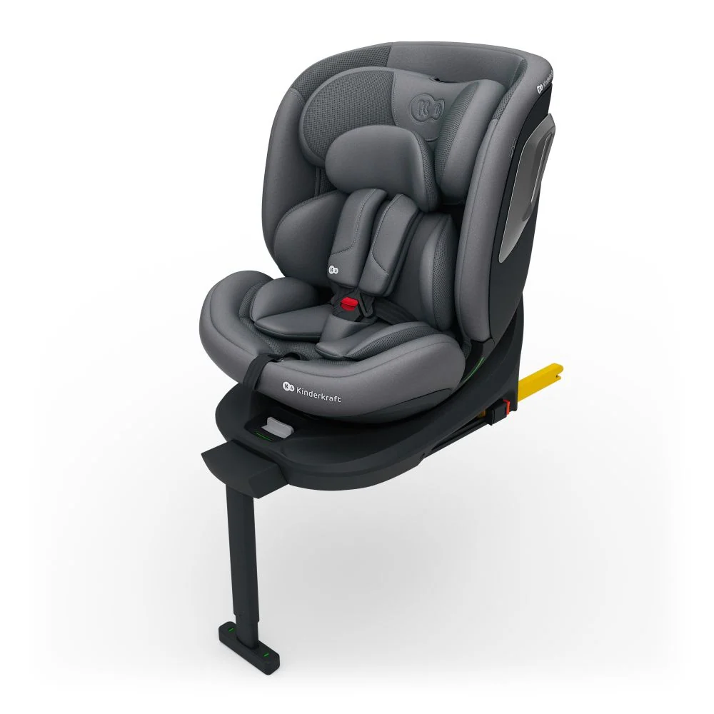Kinderkraft I-360 2 PLUS i-Size autosjedalica 0-36 kg (40-150 cm), siva