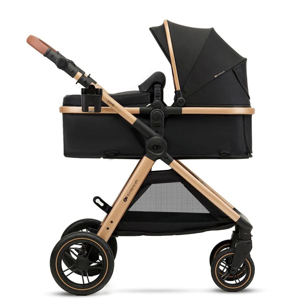 Kinderkraft Kolica Esme Pro 3u1 MINK PRO 2, Pure Black