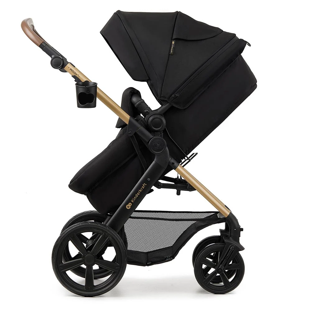 Kinderkraft Kolica Moov 2 3u1 MINK PRO, Pure Black