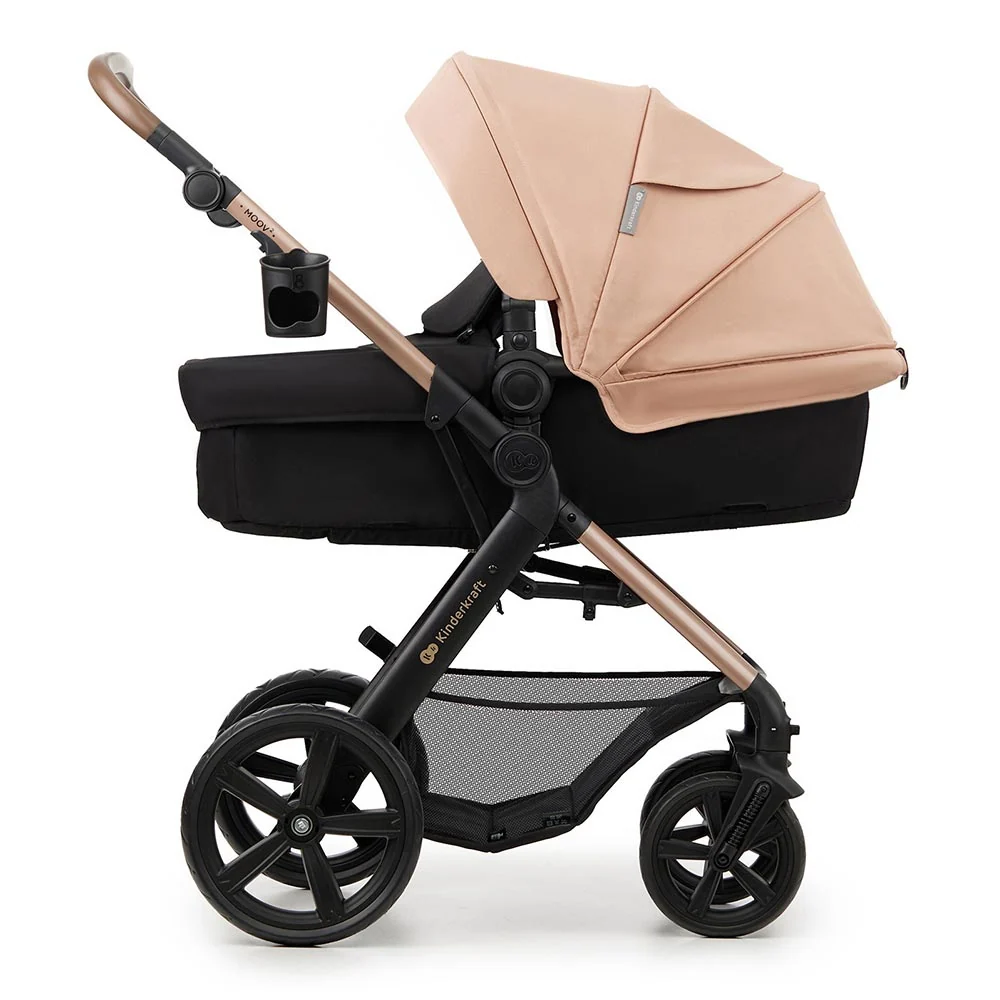 Kinderkraft Kolica Moov 2 3u1 MINK PRO, Sand Beige Peach