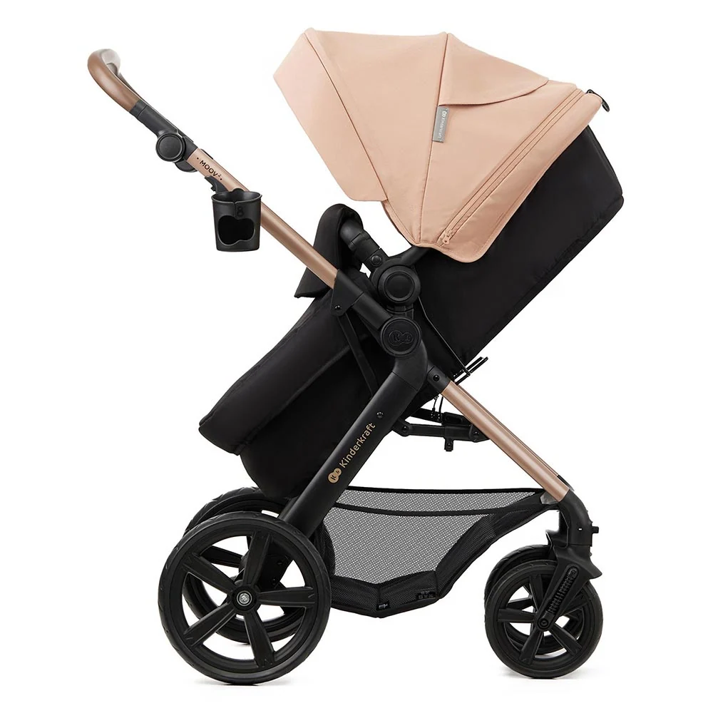 Kinderkraft Kolica Moov 2 3u1 MINK PRO, Sand Beige Peach