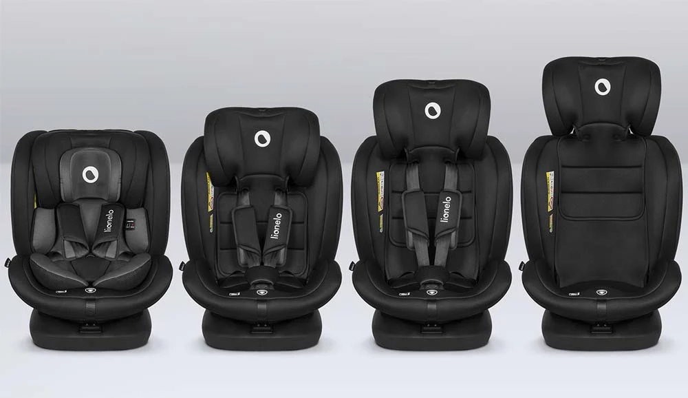 Lionelo autosjedalica Bastiaan i-Size 0-36 kg (40-150 cm) 360, Black Carbon