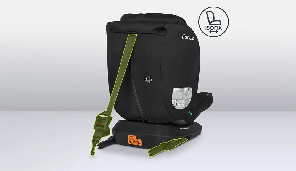 Lionelo autosjedalica Bastiaan i-Size 0-36 kg (40-150 cm) 360, Black Carbon