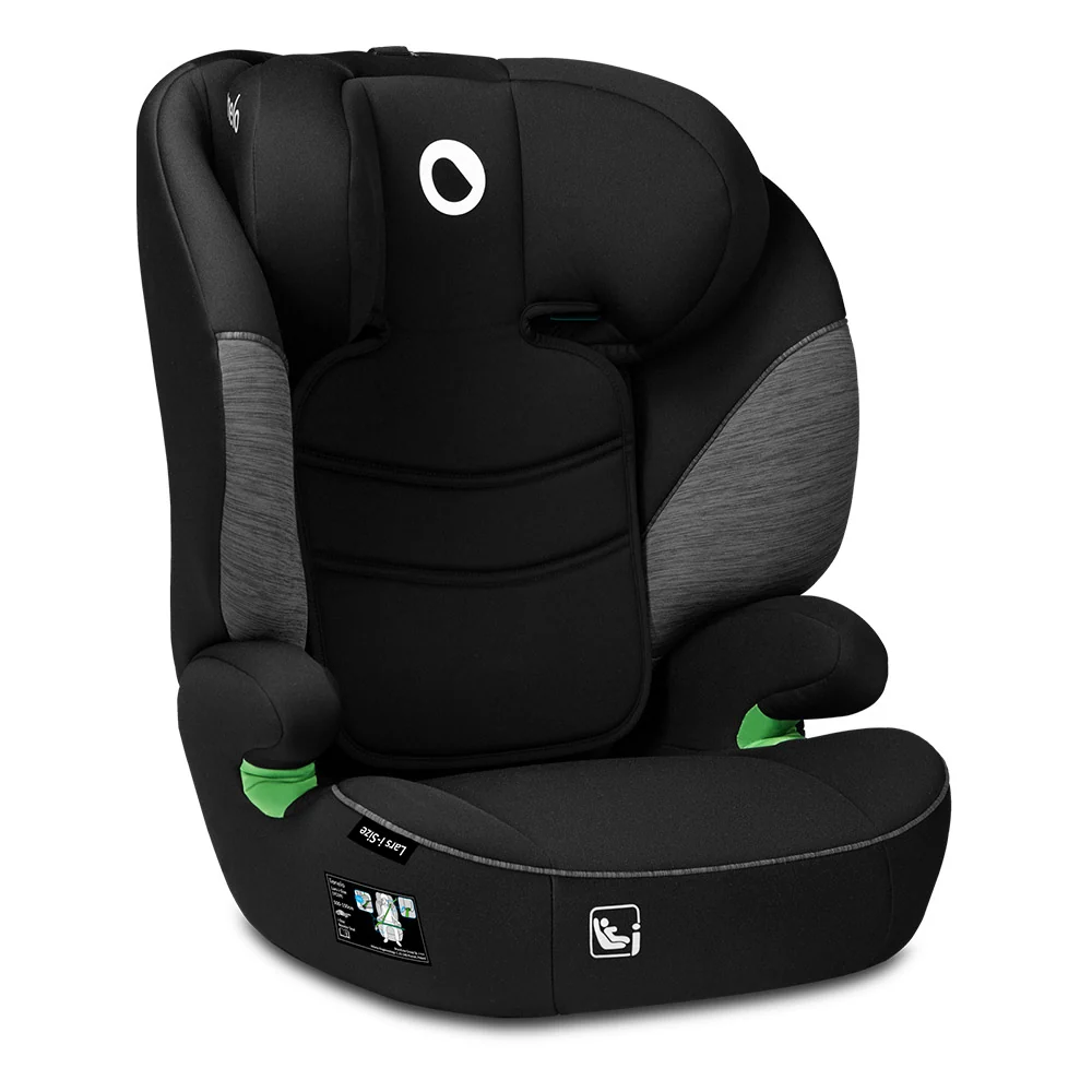 Lionelo autosjedalica Lars i-Size 15-36 kg (100-150 cm), Black Grey