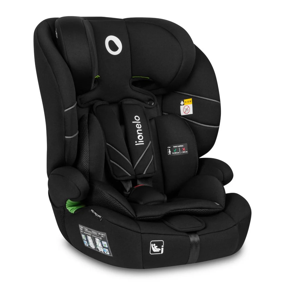 Lionelo autosjedalica Levi One i-Size 9-36 kg (76-150 cm), Black Carbon
