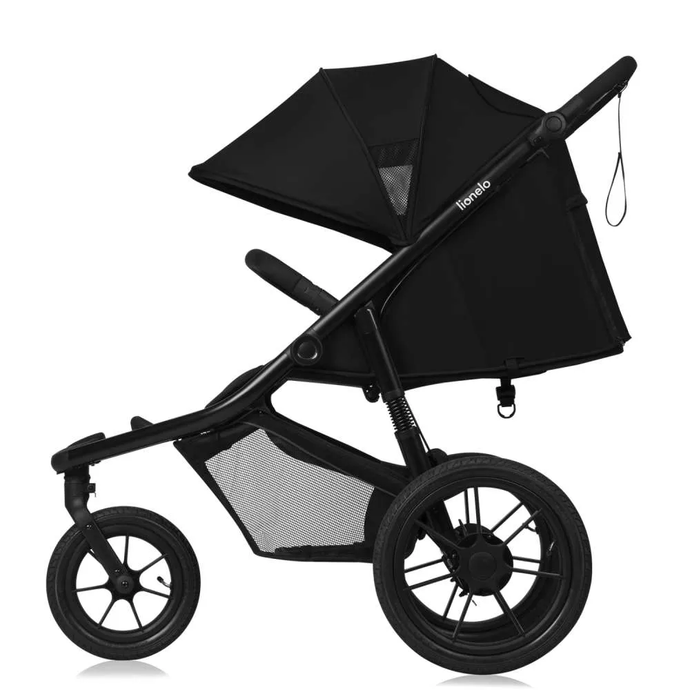 Lionelo Azura sportska kolica s tri kotač, Black Onyx
