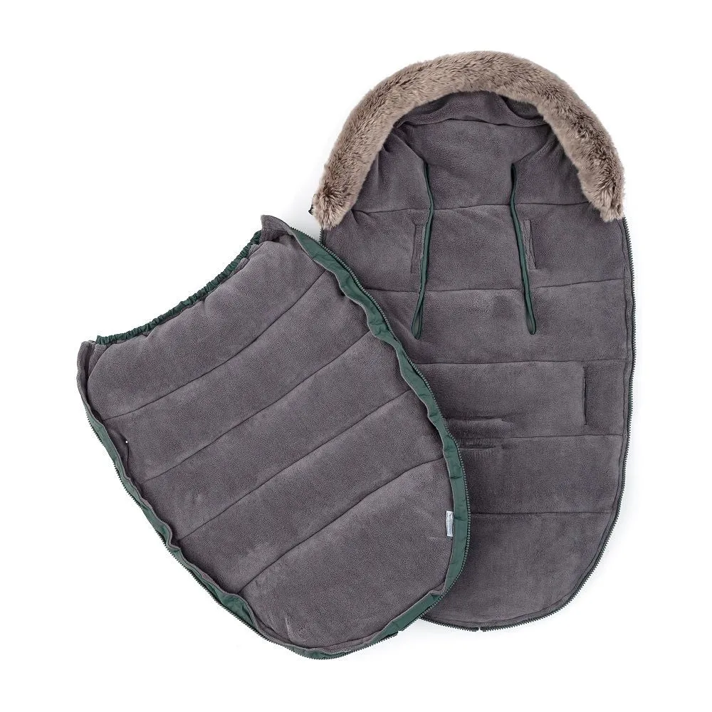 PETITE&MARS Footmuff Comfy 4 u 1 zimska vreć za kolica, Veritable Khaki