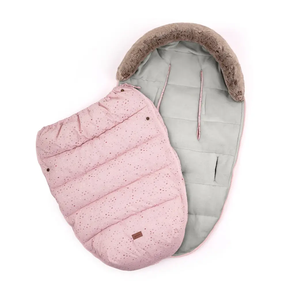 PETITE&MARS Footmuff Comfy 4 u 1 zimska vreć za kolica, Glossy Princess/Grey