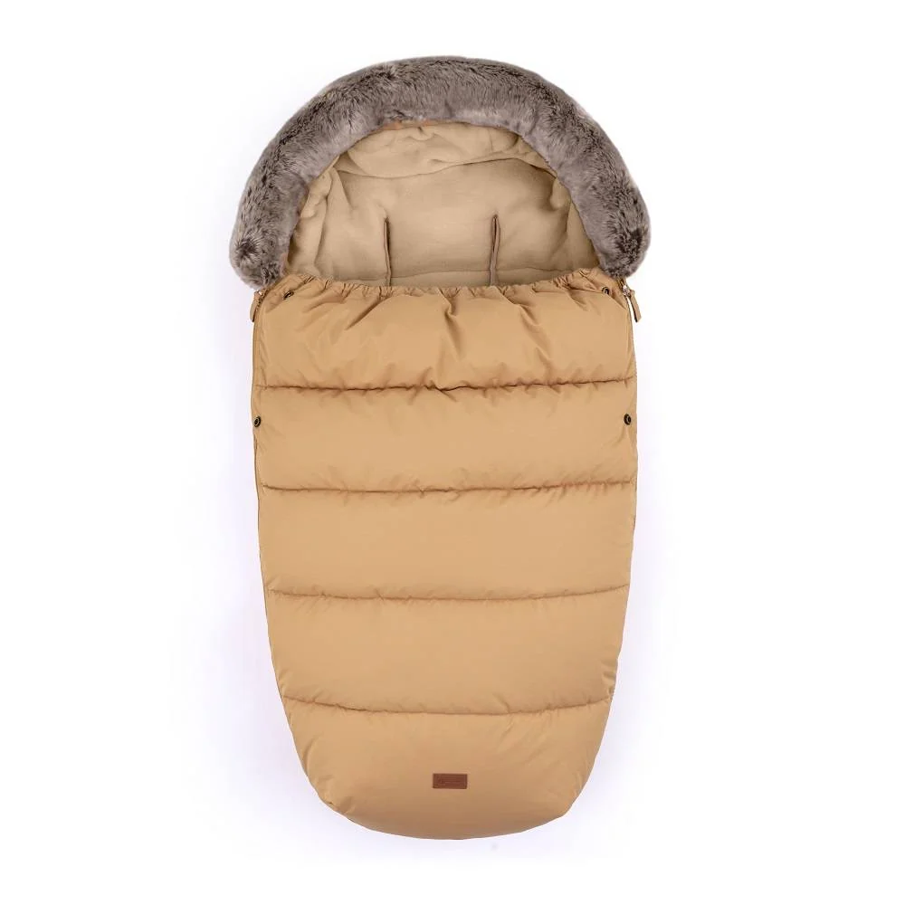 PETITE&MARS Footmuff Comfy 4 u 1 zimska vreć za kolica, Elegant Caramel/Beige