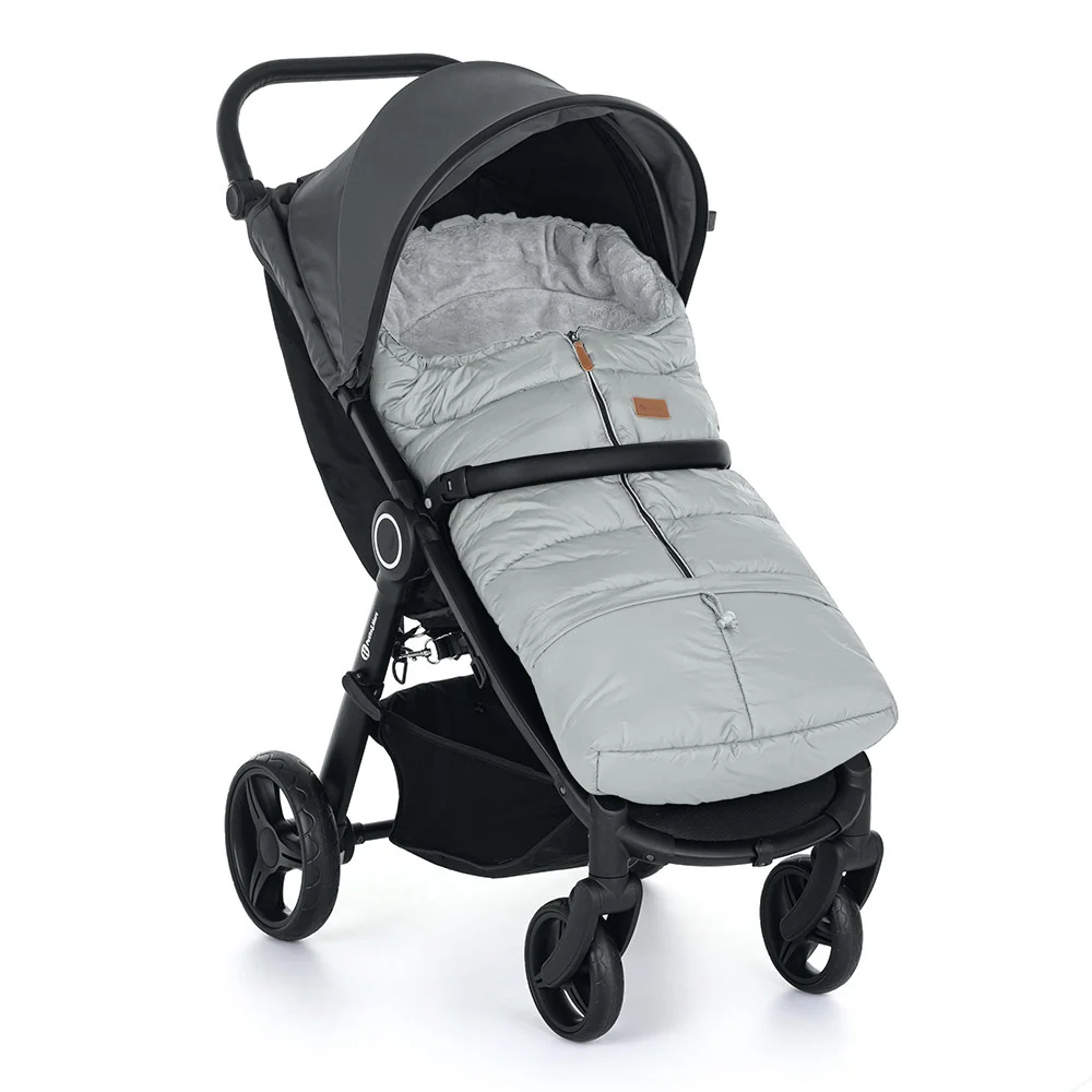 PETITE&MARS Footmuff Jibot 3 u 1 zimska vreć za kolica, Quiet Grey