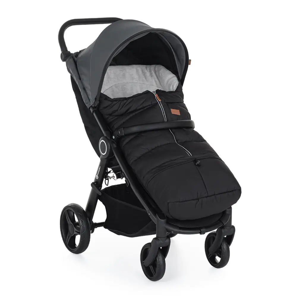 PETITE&MARS Footmuff Jibot 3 u 1 zimska vreć za kolica, Ink Black