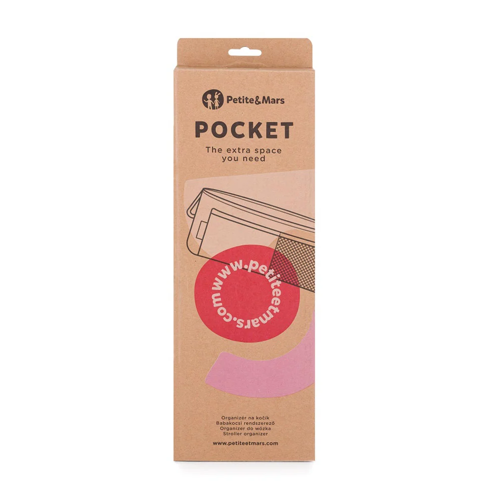 PETITE&MARS Organizer za kolica Pocket, crni