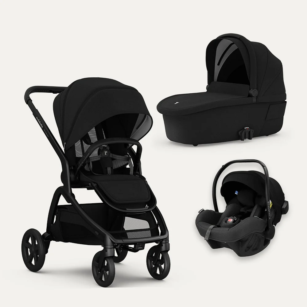 REDSBABY ONIX kolica, Platinum Black Twill 3u1 B