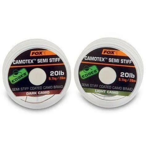 Camotex Dark Semi Stiff 25lb 20m