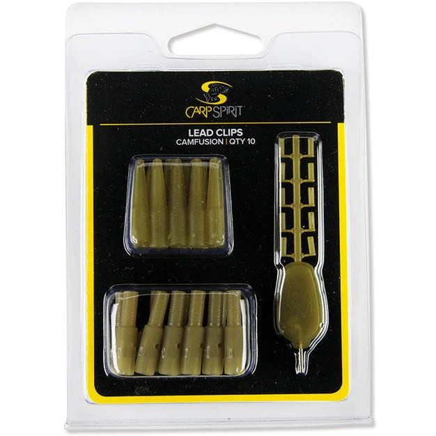 Carp Spirit Camfusion Lead Clips pack 10pcs