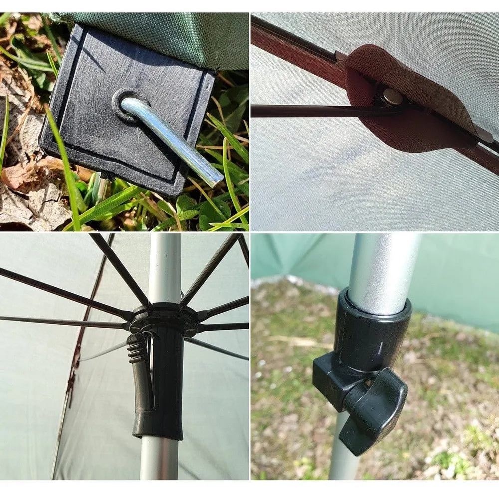Casted Umbrella Shelter 3.0 m – Full Cover 360°