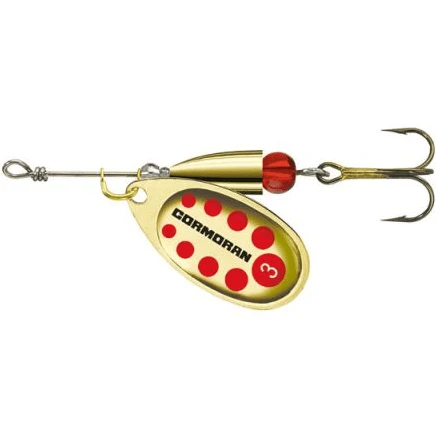 Cormoran Bullet Spinner Gold Red Dots #3 7g