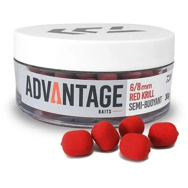 Daiwa Advantage Baits Semi Buoyant Orange 8/10mm