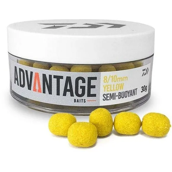 Daiwa Advantage Baits Semi Buoyant Orange 8/10mm