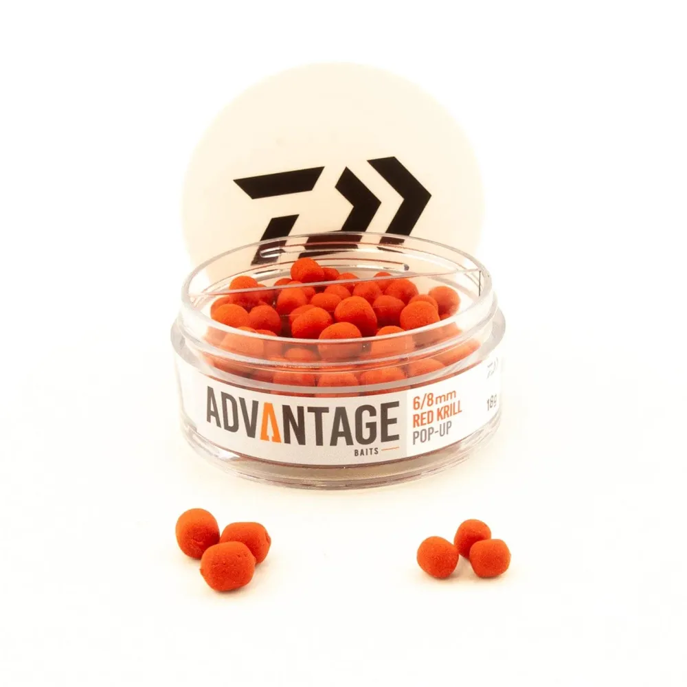 DAIWA Advantage Pop Up 8/10mm red krill