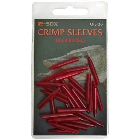 Drennan E-sox Crimp Sleeve Blood Red