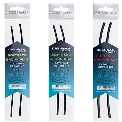 Drennan Softfeed Groundbait Catapult Repair Kit - Soft Elastic