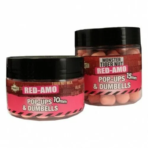 Dynamite Baits Crave Pink Fluro Pop-Ups & Dumbells 10mm