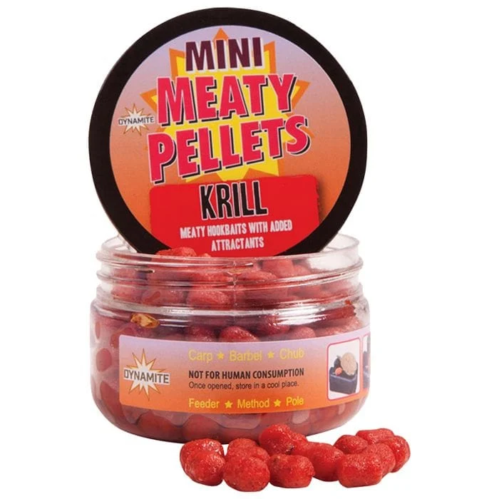 Dynamite Baits Meaty Fish Pellets - Red Krill 8mm