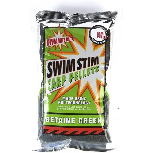 Dynamite Baits Swim Stim Betaine Green Pellets - Micro 1mm 900g