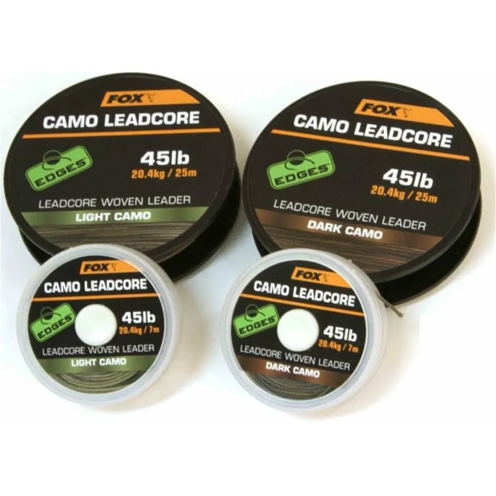 Fox Dark Camo Leadcore 45lb 25m
