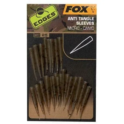 Fox Edges Camo Micro Anti Tangle Sleeves 25pcs - CAC768