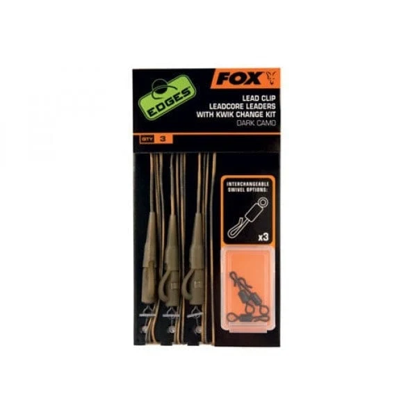 FOX Edges Dark Camo Lead Clip Rigs